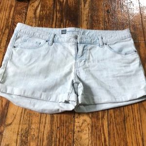 Mossimo Light Wash Jean Shorts